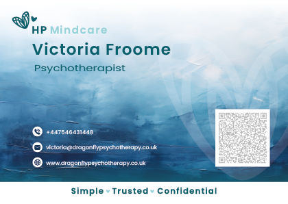 Victoria Froome Therapy Postcard Front