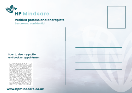 Victoria Froome Therapy Postcard Back