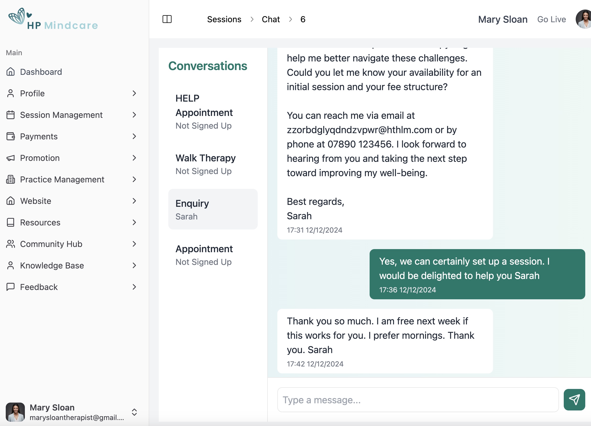 Secure Messaging